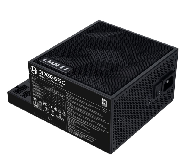 LIAN LI EDGE EG 850W 80 Plus Platinum ATX 3.1 EG0850 Black - 1279086 - zdjęcie 2